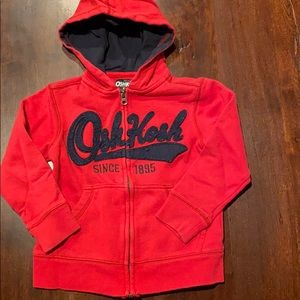 OshKosh zip up hoodie sz 5